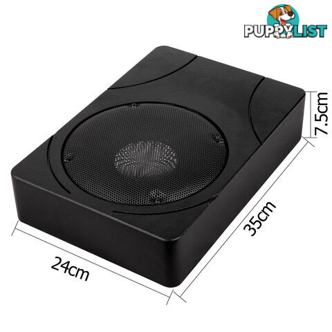 Car Sub Woofer Amplifier Speakers w/ Inbuilt Amp Cables