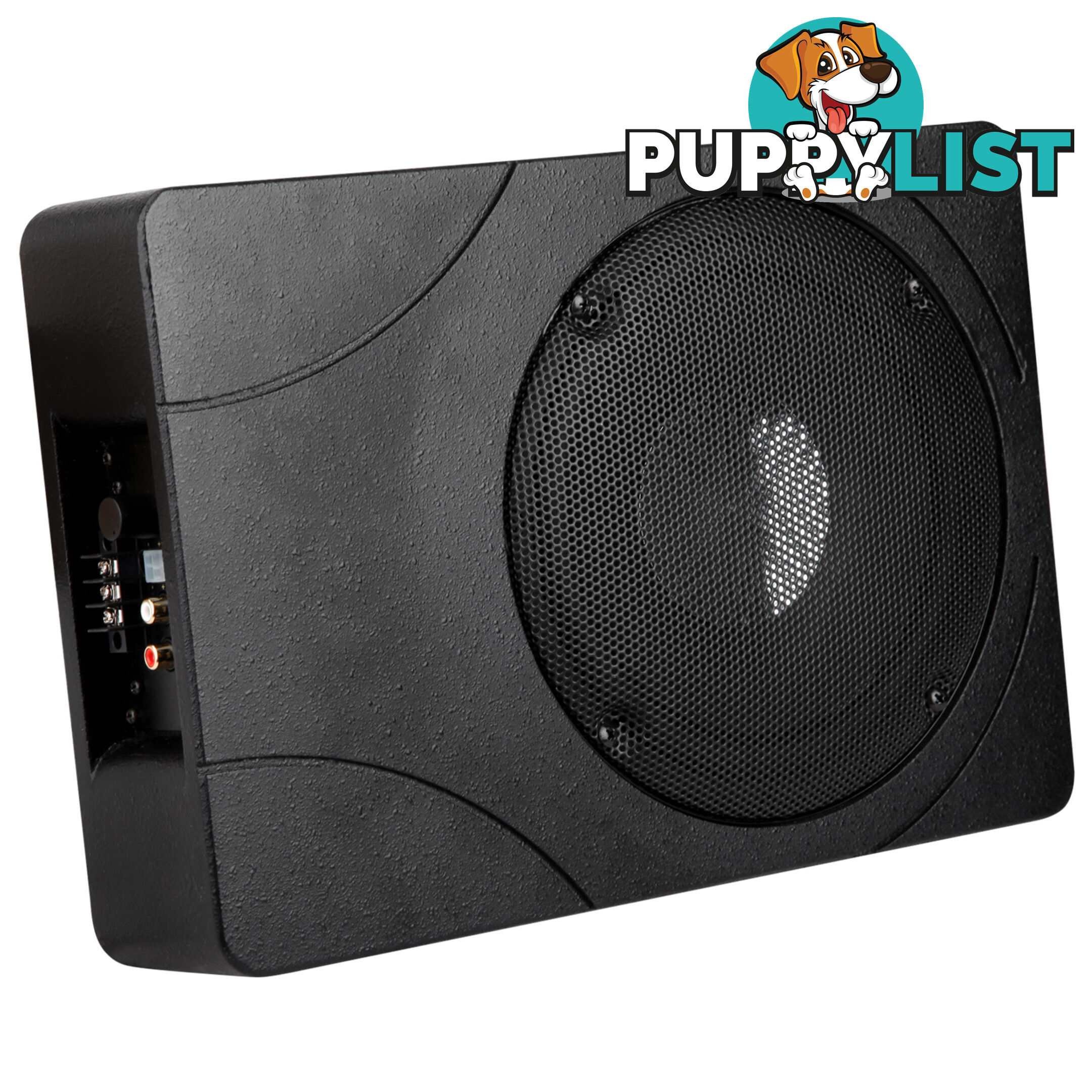 Car Sub Woofer Amplifier Speakers w/ Inbuilt Amp Cables