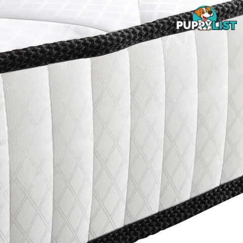 21cm Pocket Spring Mattress High Density Foam King Single Size Bed