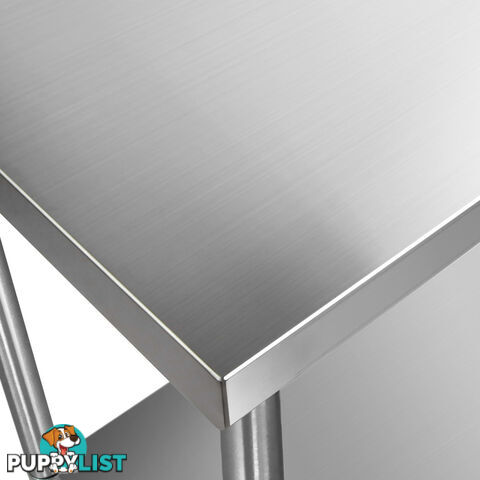 Commercial Stainless Steel Kitchen Work Bench Food Preparation Table Top 1524mm