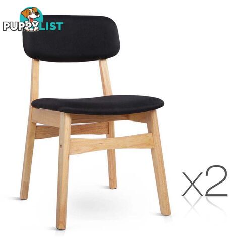 Set of 2 Replica Ari Dining Chairs - Black