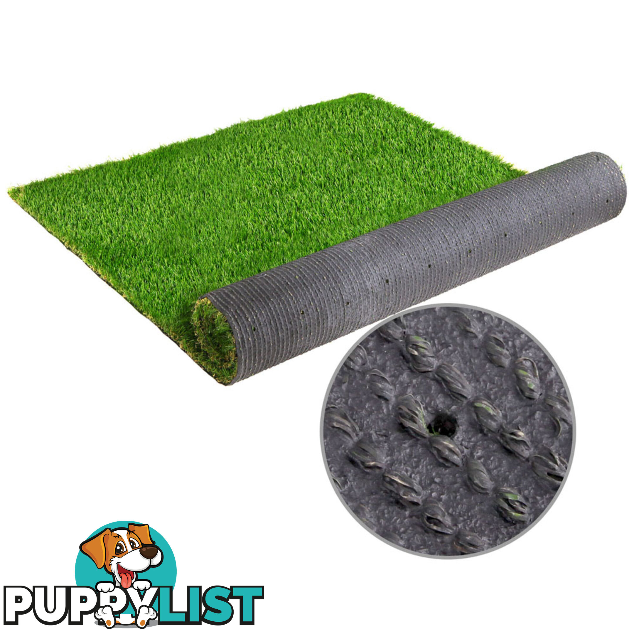 Artificial Grass 10 SQM Synthetic Artificial Turf Flooring 30mm Pile Height Green