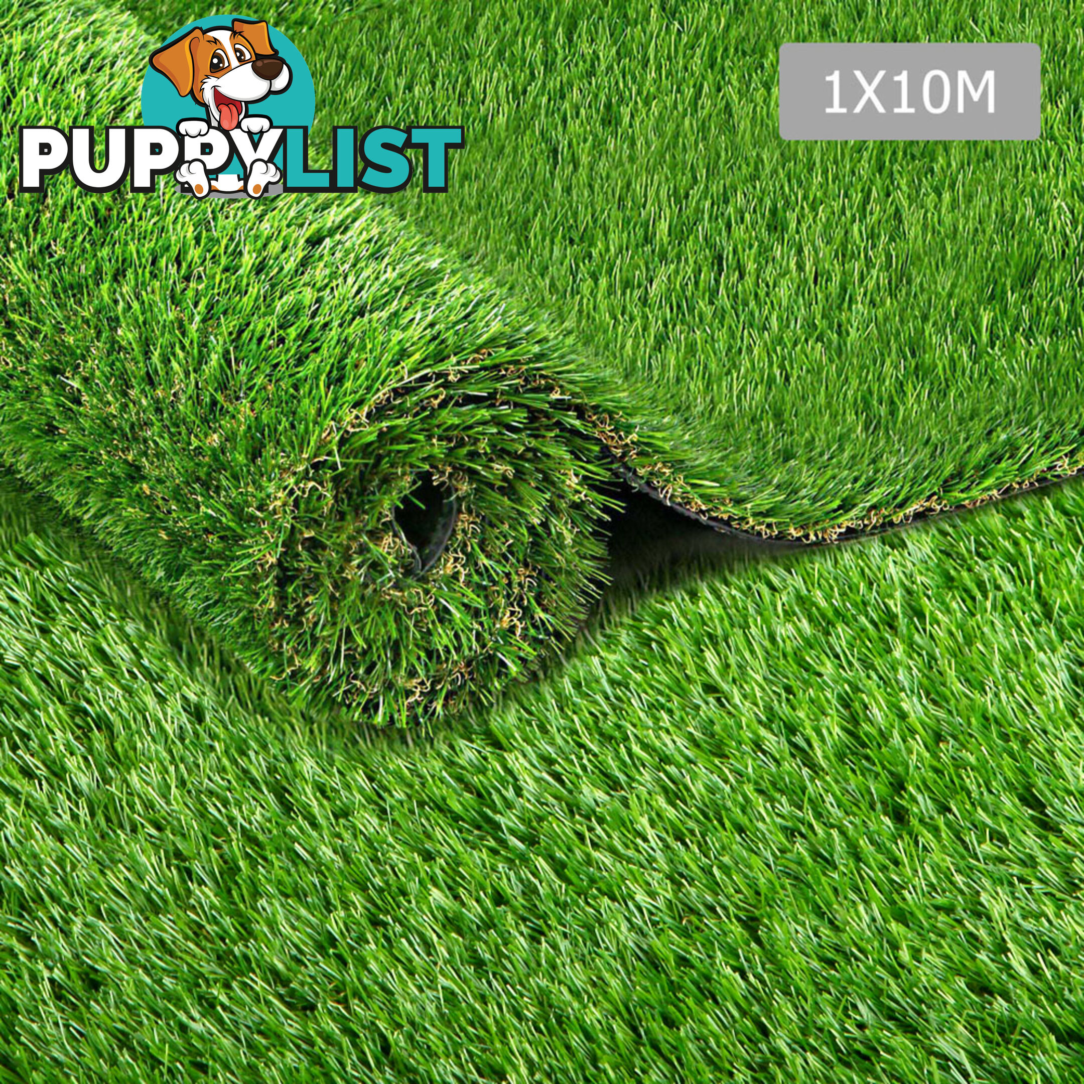 Artificial Grass 10 SQM Synthetic Artificial Turf Flooring 30mm Pile Height Green