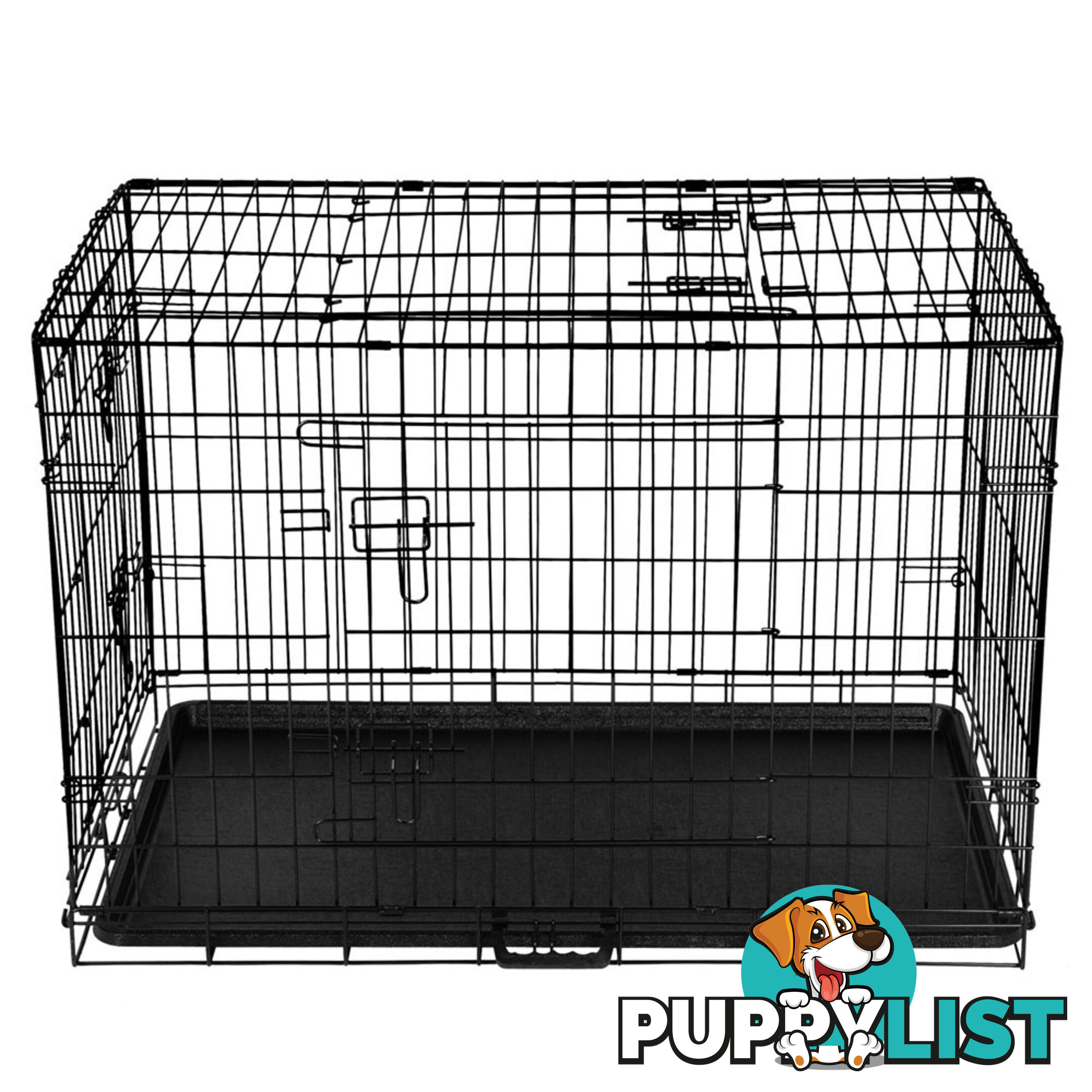 Metal Collapsible Dog Cage 36IN