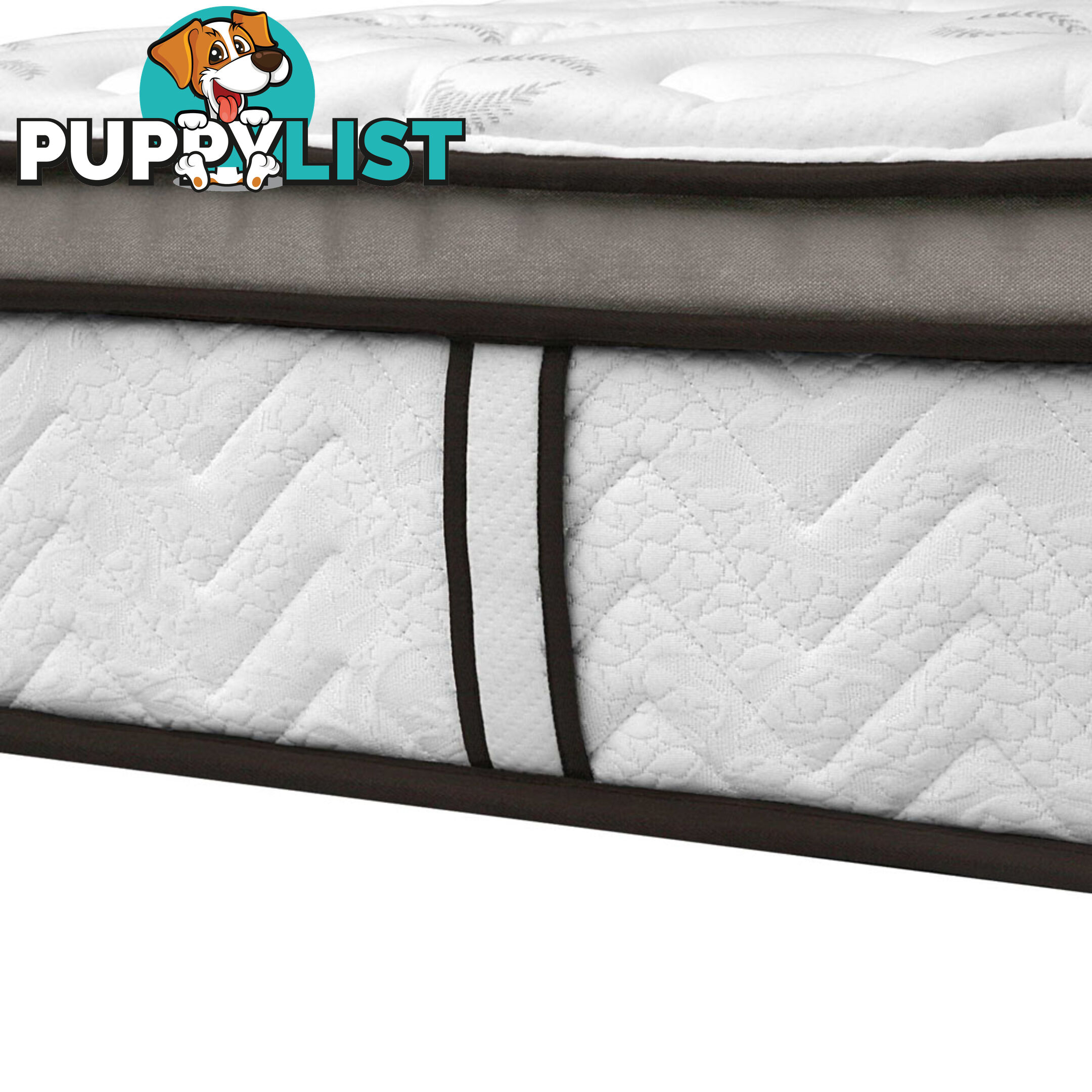 Natural Latex Euro Top Mattress Pocket Spring Back Support Foam Bed Double Size