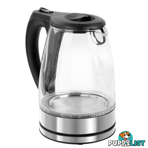 Glass Kettle with Blue LED Light - 1.7L