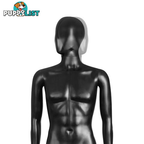 Full Body Male Mannequin Cloth Display Tailor Dressmaker Black 186cm