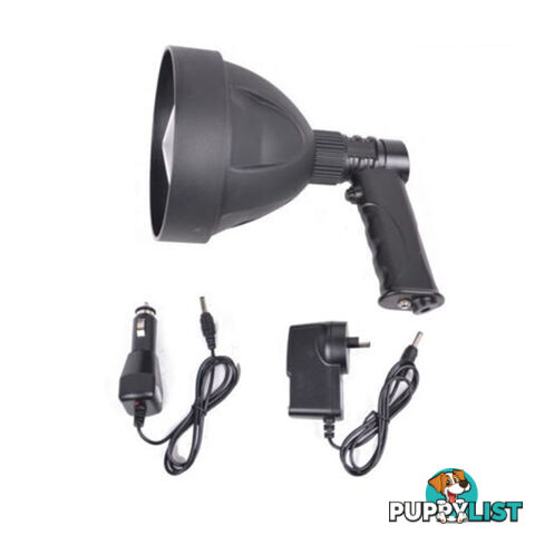 15W CREE LED Handheld Spot Light Rechargeable Spotlight Hunting Shooting T6 12V