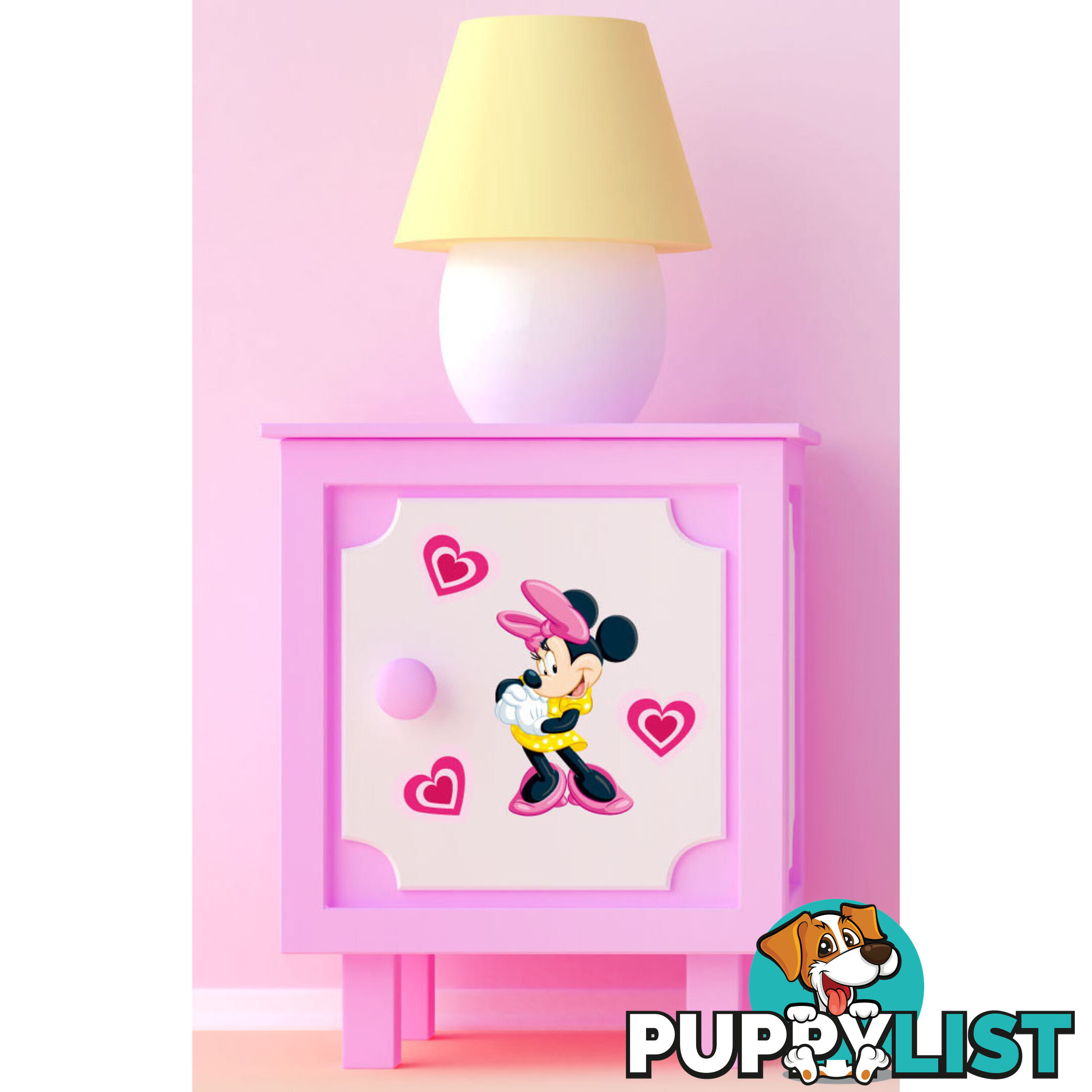 10 X Minnie Mouse Wall Stickers - Totally Movable over and over