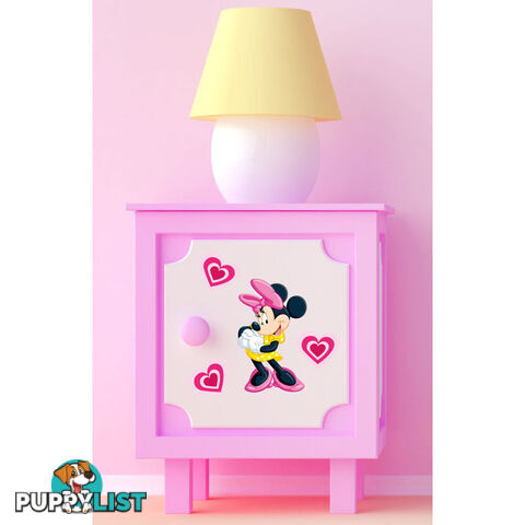 10 X Minnie Mouse Wall Stickers - Totally Movable over and over