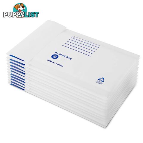 Bubble Padded Mail Envelopes 200pcs 100mm x 180mm