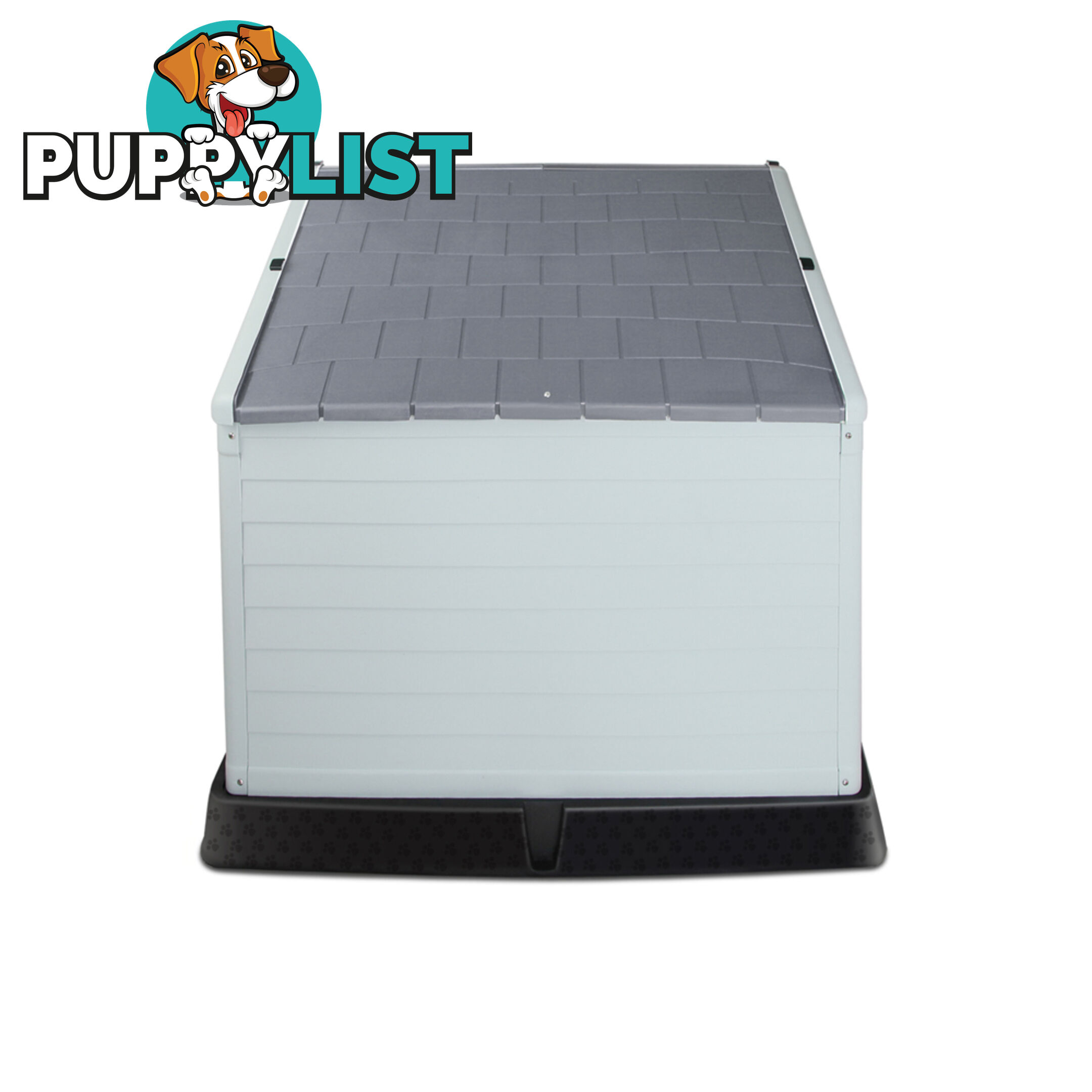 99CM Weatherproof Plastic Dog Kennel Pet Puppy Outdoor Indoor Garden Dog House