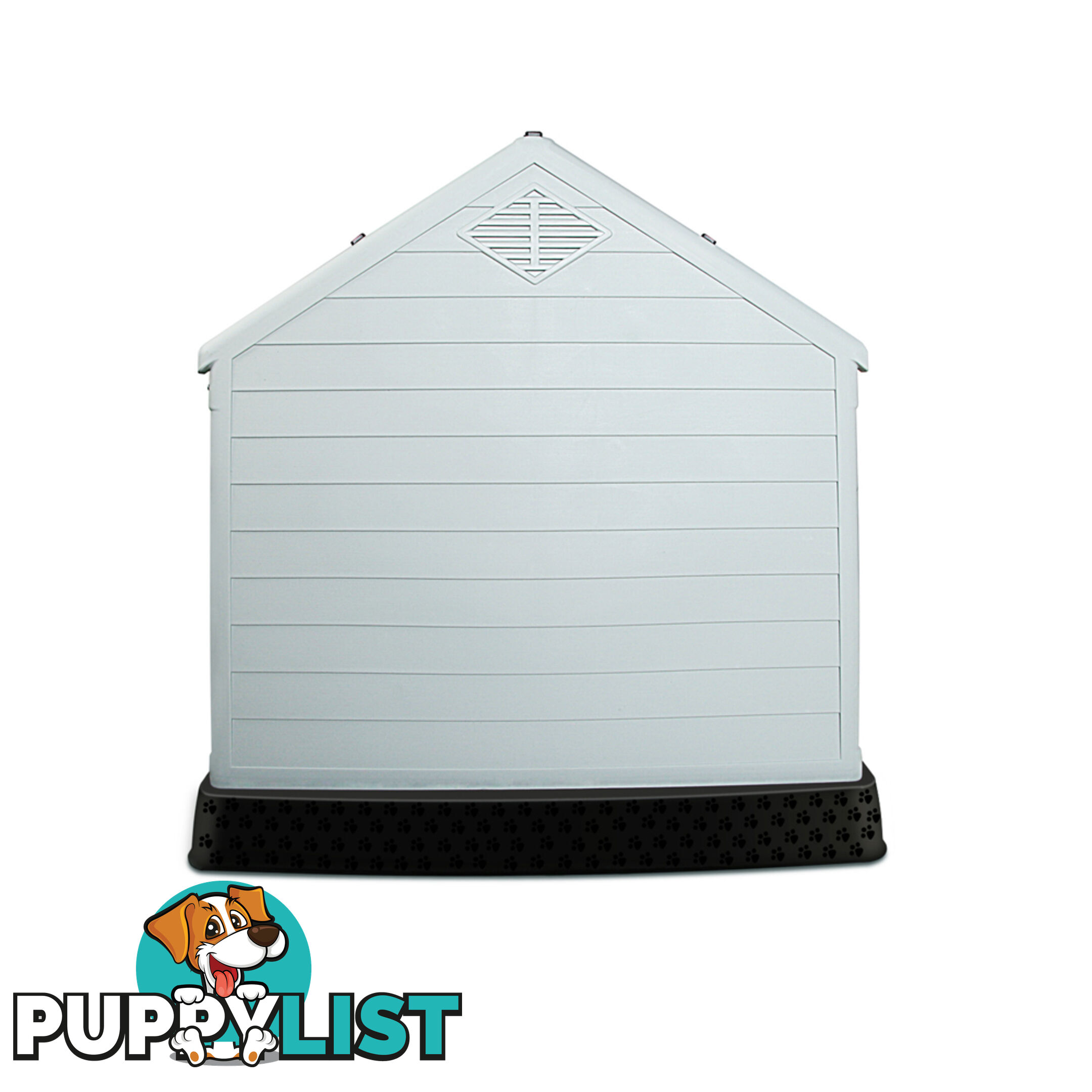 99CM Weatherproof Plastic Dog Kennel Pet Puppy Outdoor Indoor Garden Dog House