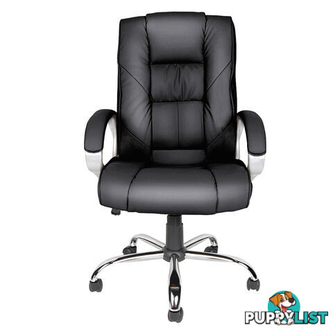 Executive PU Leather High Back Office Computer Chair Black