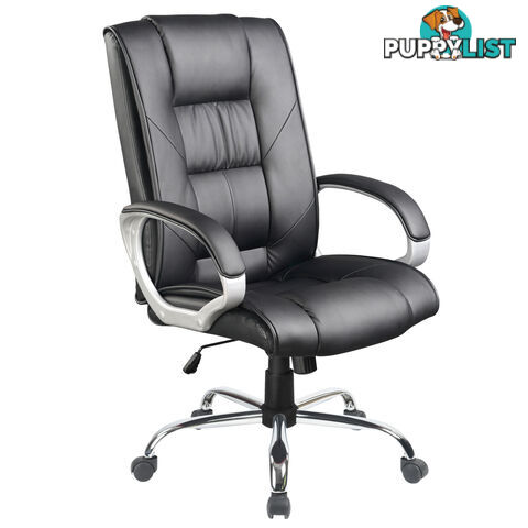 Executive PU Leather High Back Office Computer Chair Black