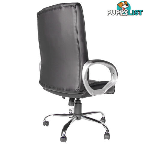 Executive PU Leather High Back Office Computer Chair Black