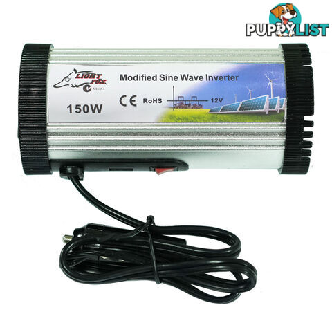 150W Power Inverter Max 300W 12-240V Sine Wave USB Laptop Charger Camp Boat