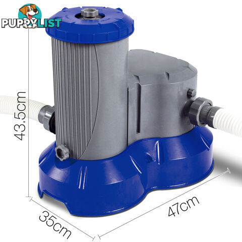 Swimming Pool FlowClear Water Pump Sand Filter Pump - Free Cartridge 9,436L/H