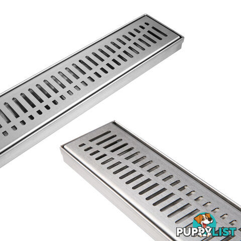 Wave Line Stainless Steel Shower Grate Waste Linear Bathroom Drain Floor 900mm