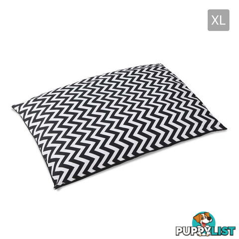 Washable Wavy Stripe Heavy Duty Pet Bed - XLarge