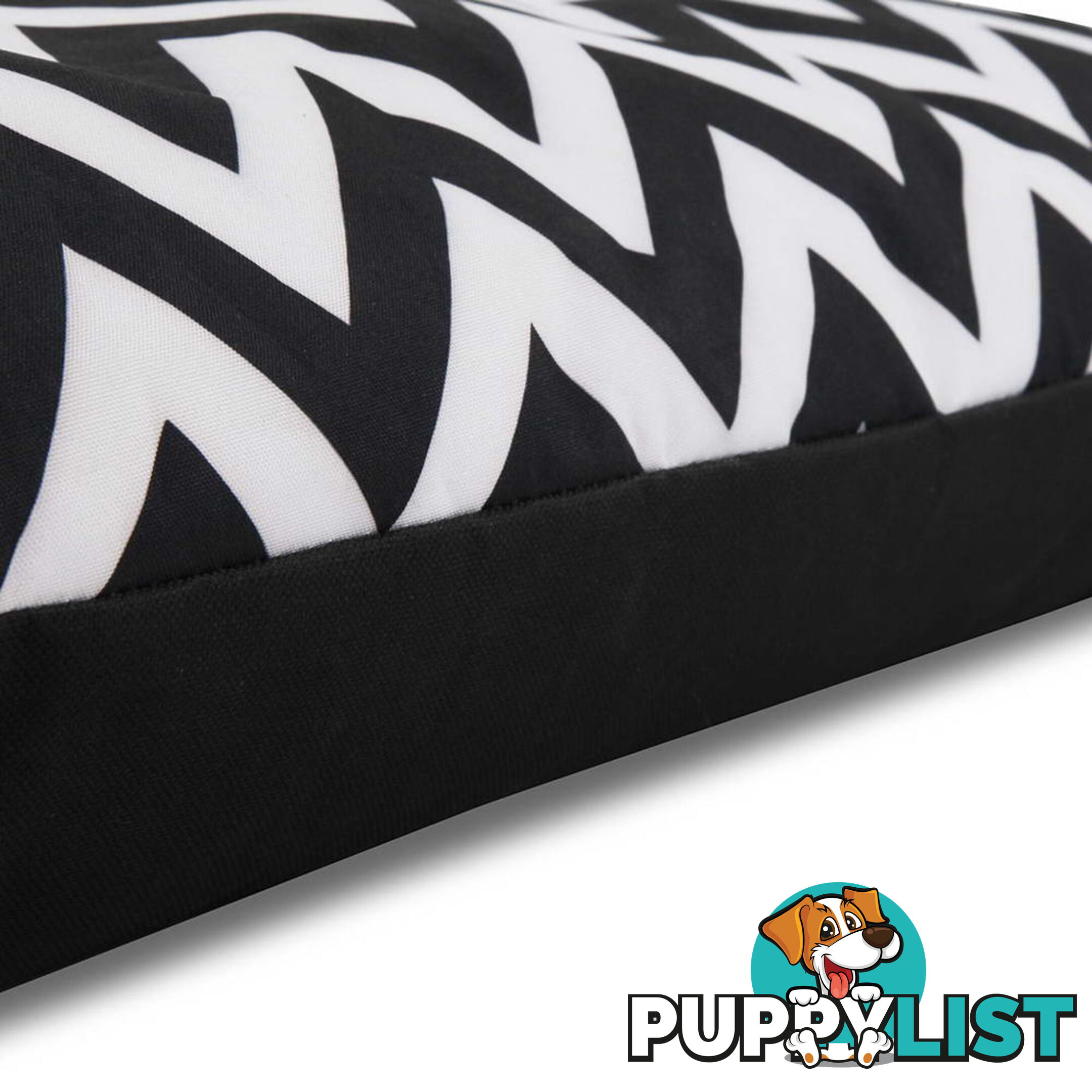 Washable Wavy Stripe Heavy Duty Pet Bed - XLarge