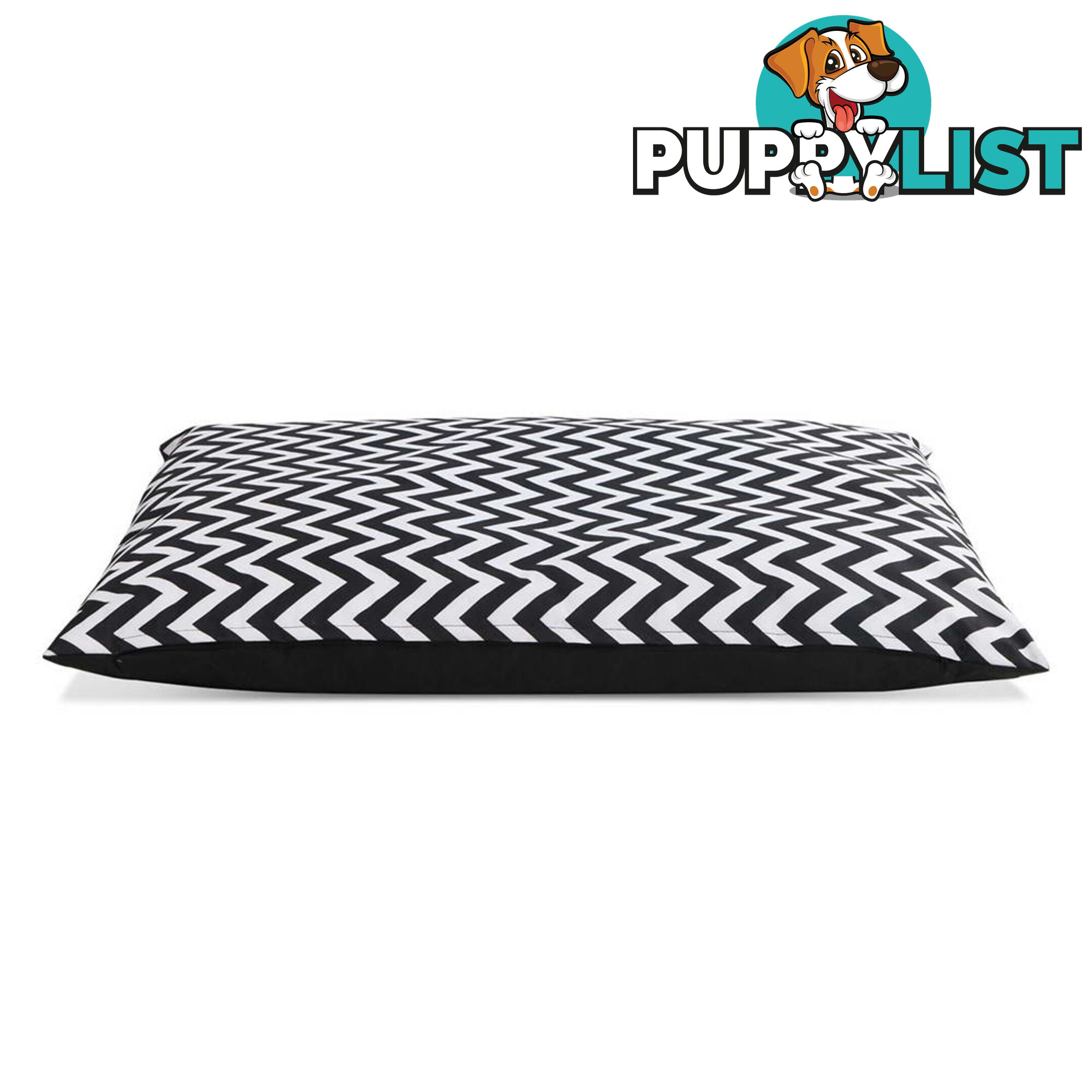 Washable Wavy Stripe Heavy Duty Pet Bed - XLarge