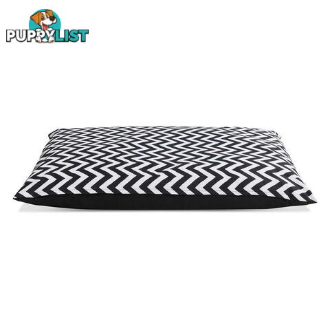 Washable Wavy Stripe Heavy Duty Pet Bed - XLarge