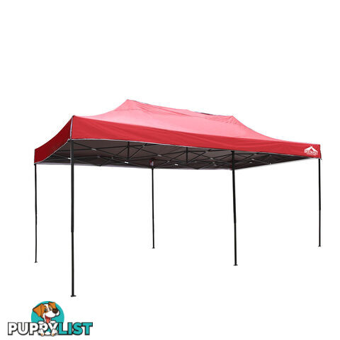 3m x 6m Pop-up Garden Outdoor Gazebo Red