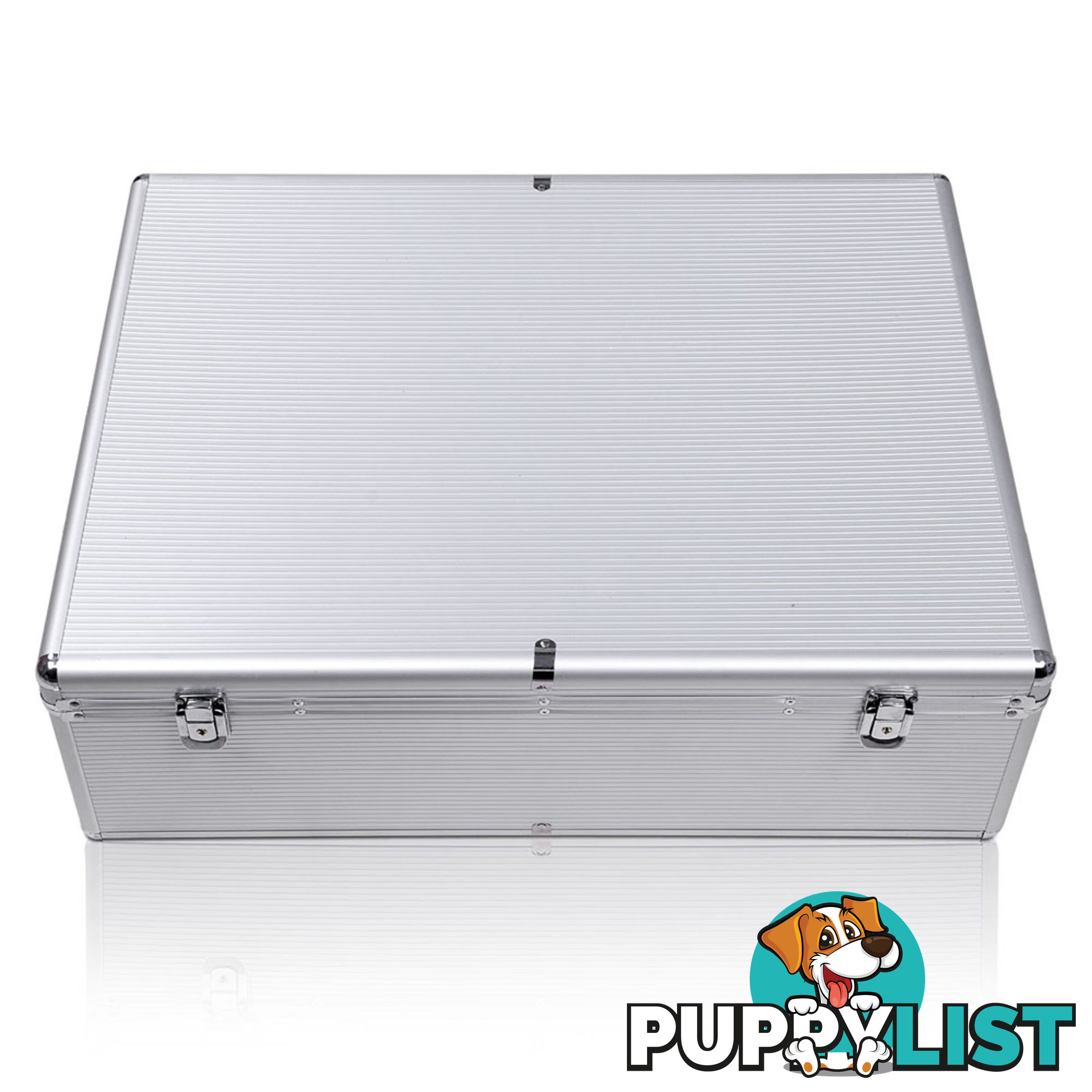 Aluminium CD DVD Bluray Storage Case Lock Box 1000 Discs SL Folder Holds