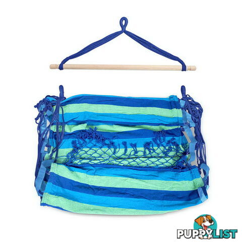 Ocean Blue Hanging Hammock Chair