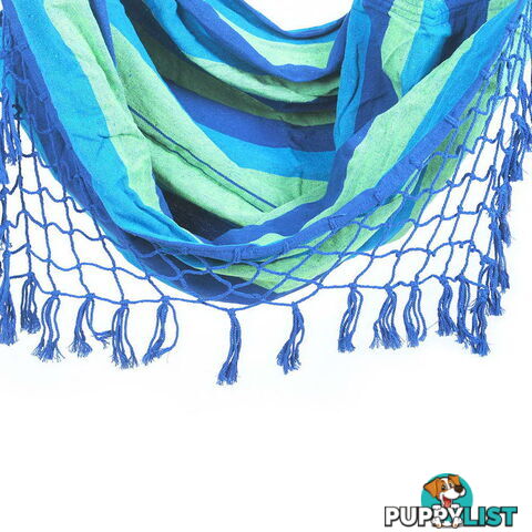 Ocean Blue Hanging Hammock Chair