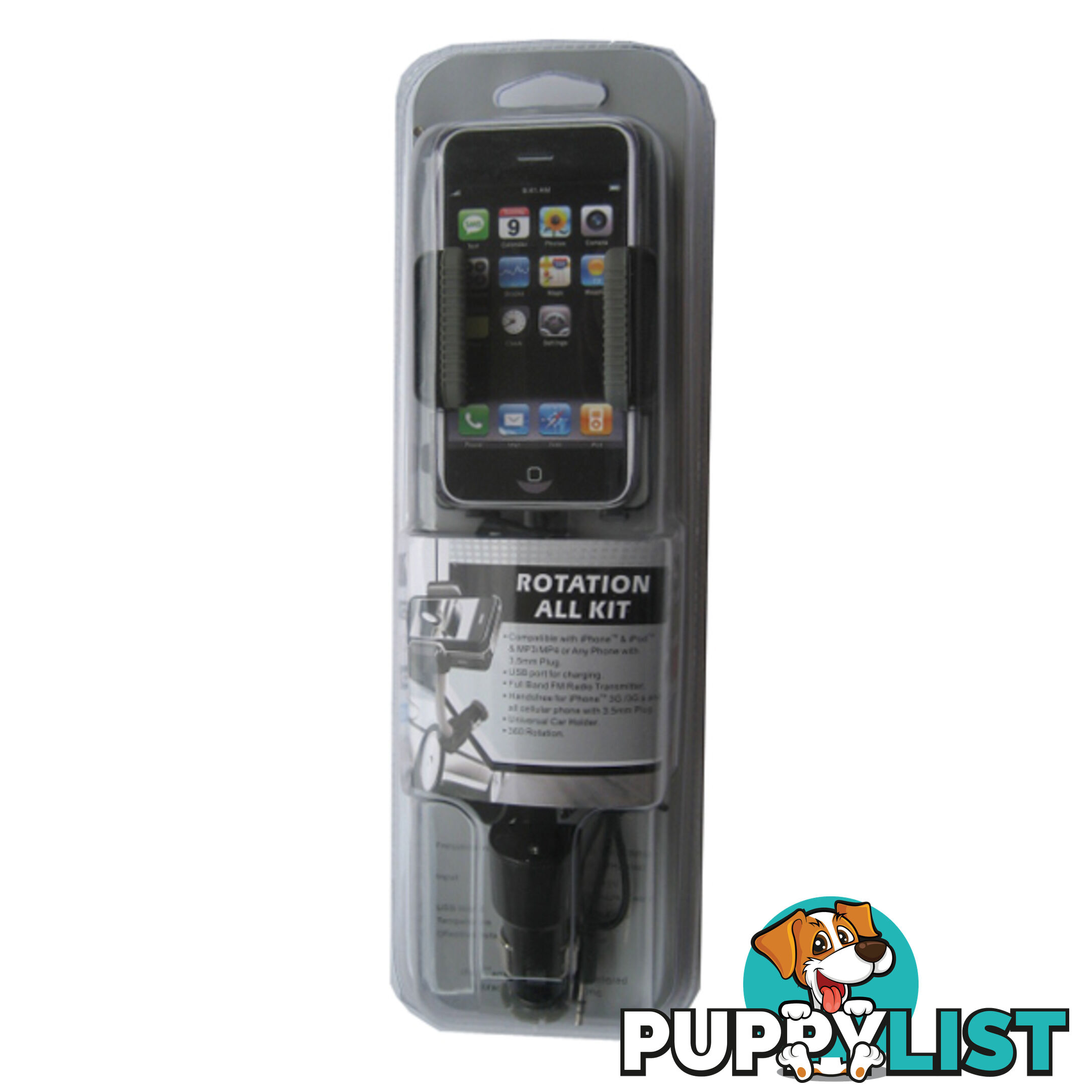 Allkit iPod/iPhone Handsfree Car Kit & FM Transmitter