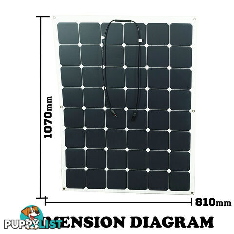 12V 200W Flexible Solar Panel Generator Caravan Camping Power Mono Charging Kit