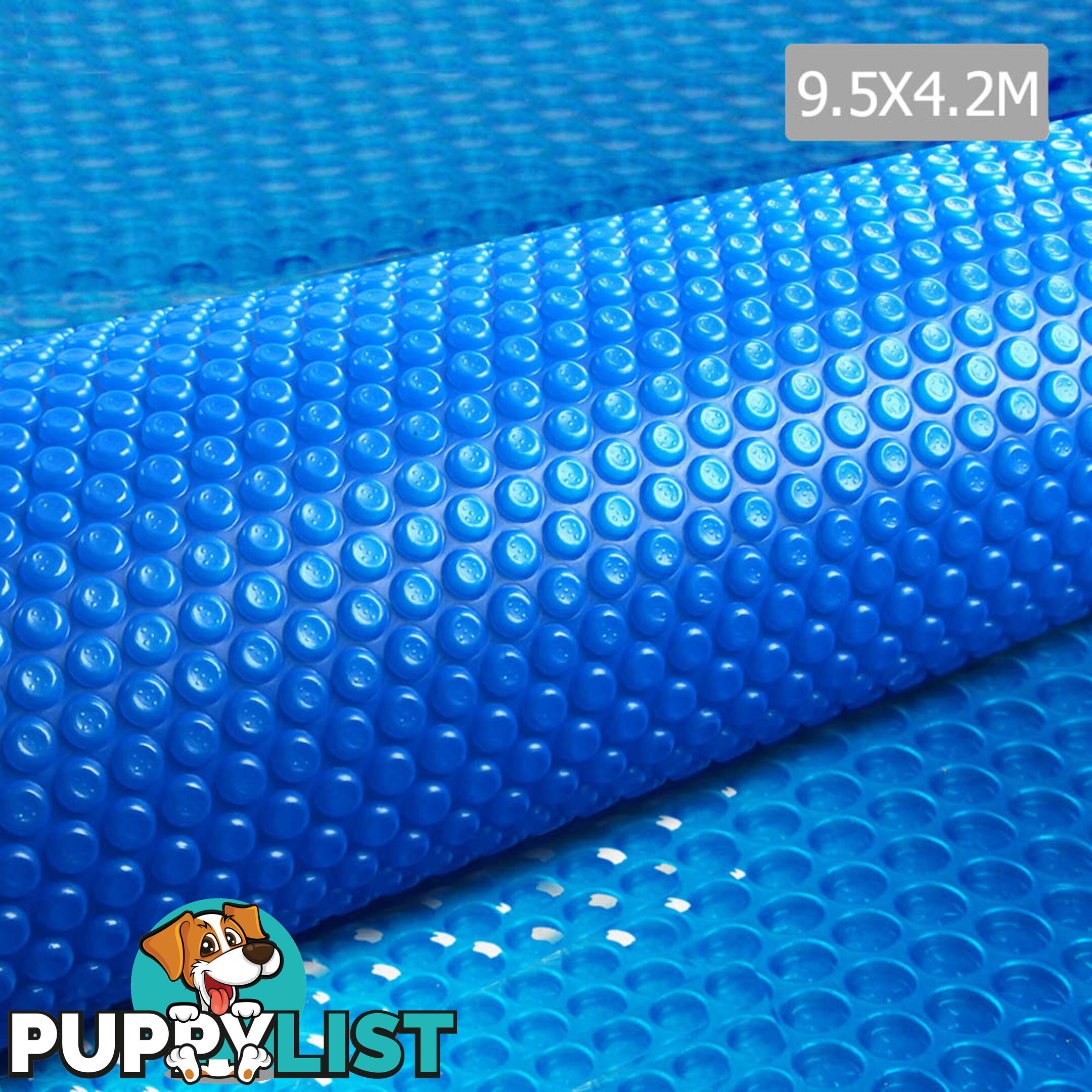 9.5m X 4.2m Outdoor Solar Swimming Pool Cover Winter 400 Micron Bubble Blanket