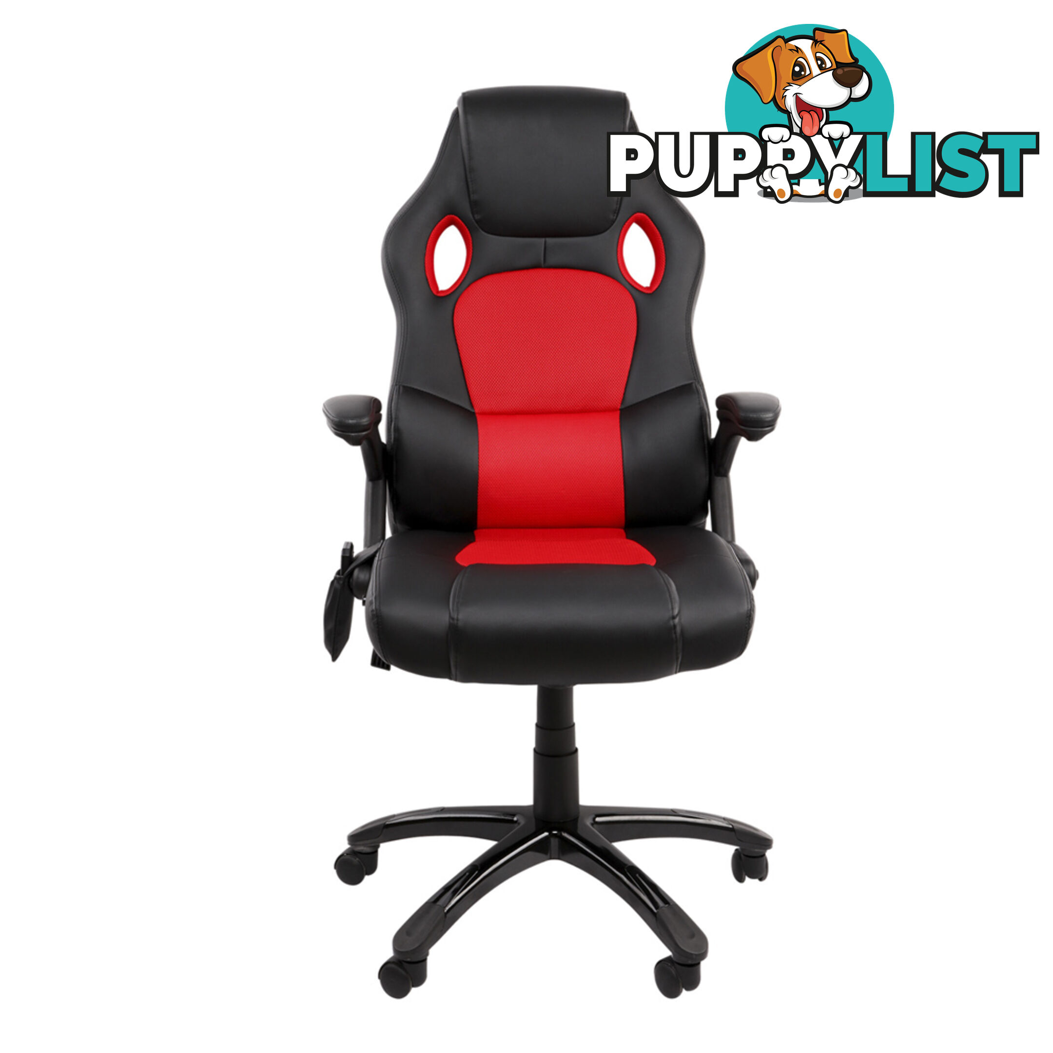 PU Leather Office Ergonomic Computer Chair 8 Point Massage Recliner Heated