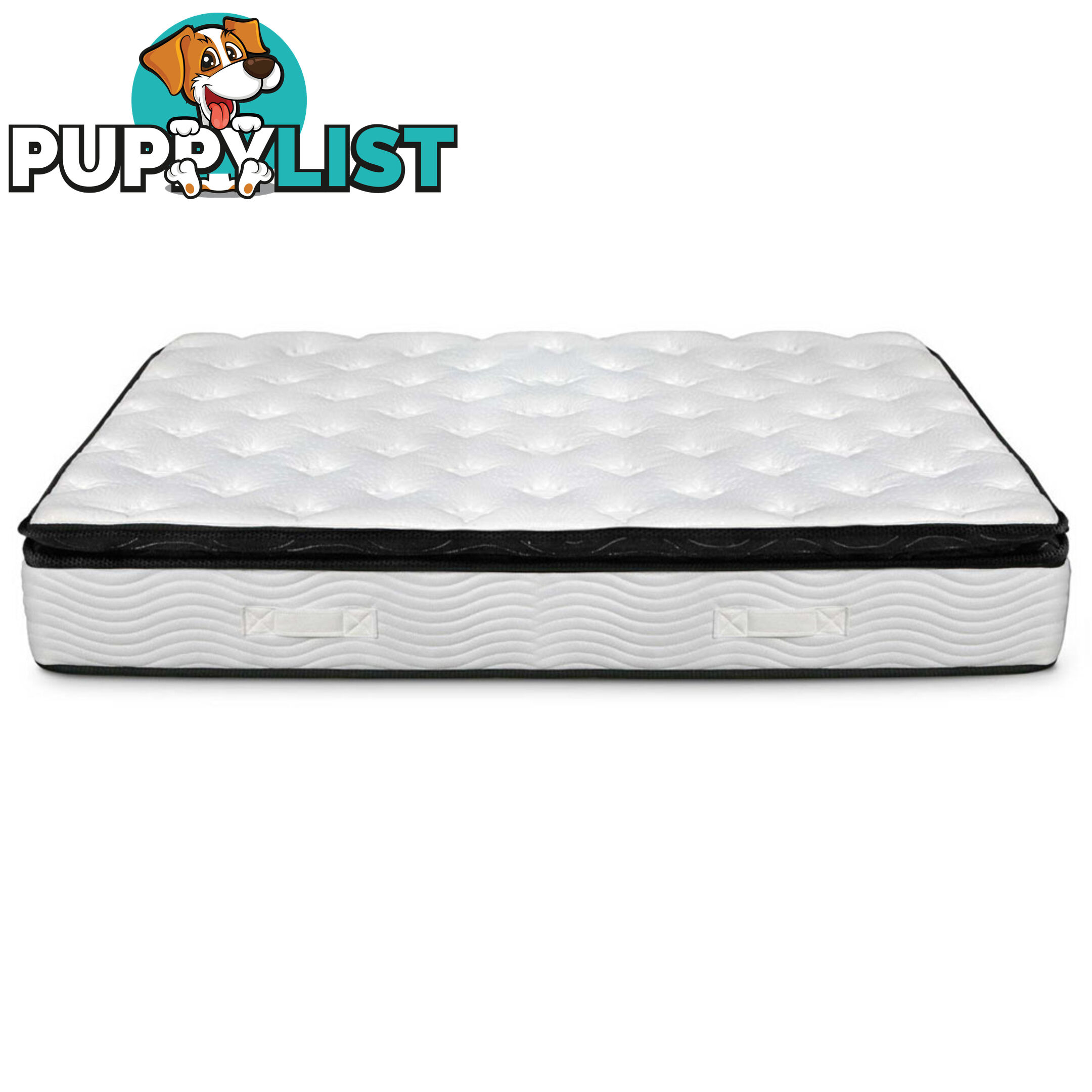 Luxury Mattress 28cm Natural Latex Pillow Top 5 Zone Pocket Spring Bedding Queen