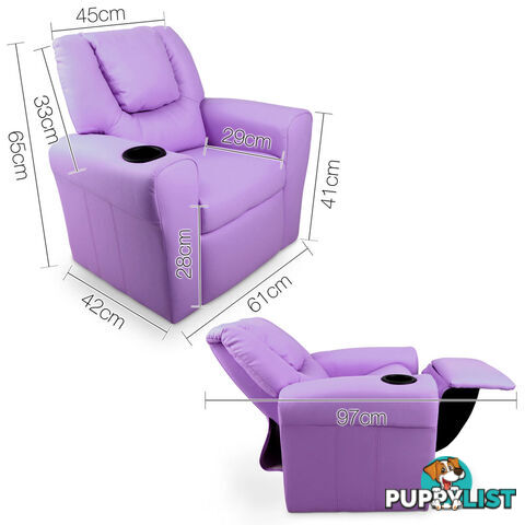 Kids Recliner - Purple