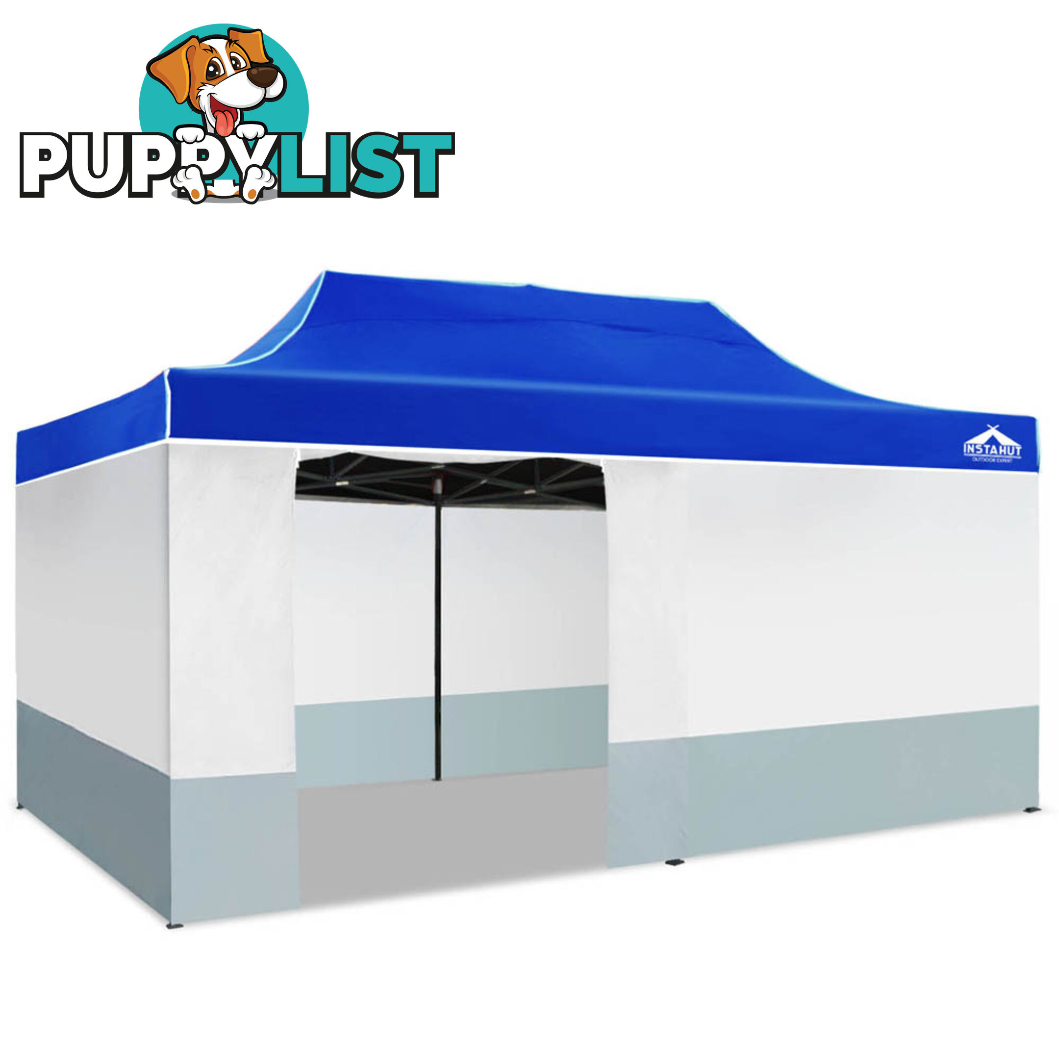 3X6 Pop Up Gazebo - Blue