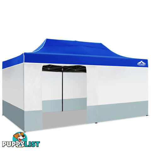 3X6 Pop Up Gazebo - Blue