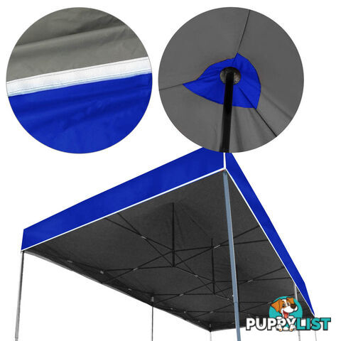 3X6 Pop Up Gazebo - Blue