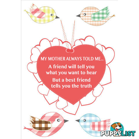 Extra Large Size My Mother Told Me Wall Sticker Quotes - Totally Movable