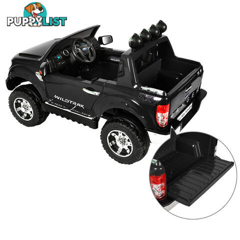 Ford Ranger Kids Ride On Car Licensed Remote Control Children Toy Truck Black