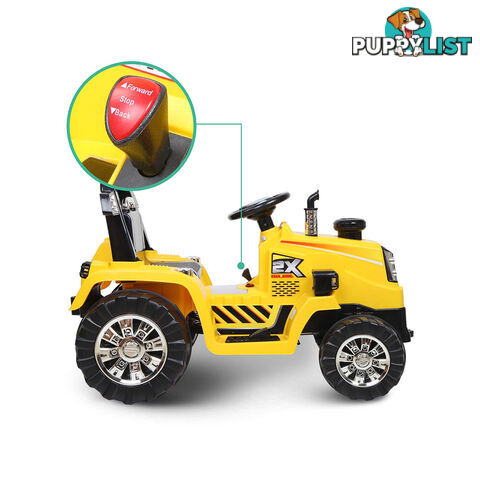 Electric Kids Ride On Tractor Children Remote Excavator Bulldozer Power Toy Car