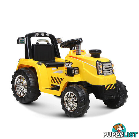 Electric Kids Ride On Tractor Children Remote Excavator Bulldozer Power Toy Car