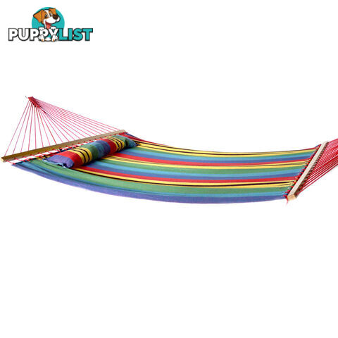 Hammock Swing Double w/ Pillow Multi-colour