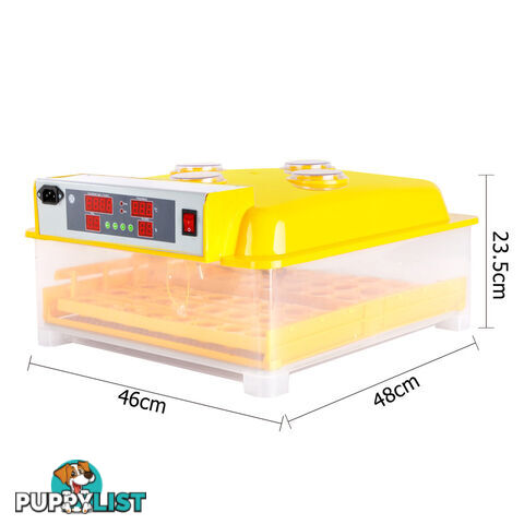 Automatic Digital LED 48 Egg Incubator Turning Chicken Duck Quail Poultry