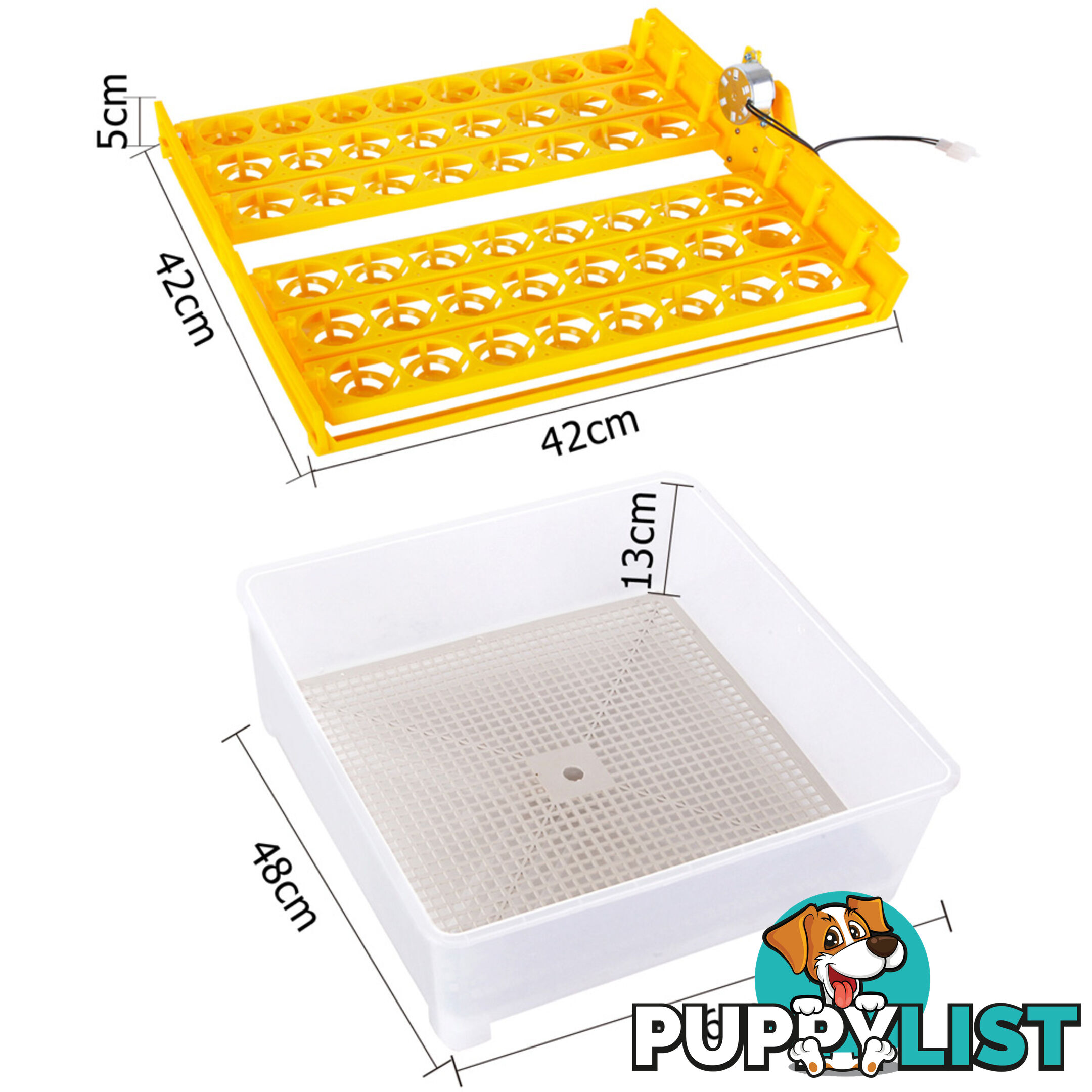 Automatic Digital LED 48 Egg Incubator Turning Chicken Duck Quail Poultry