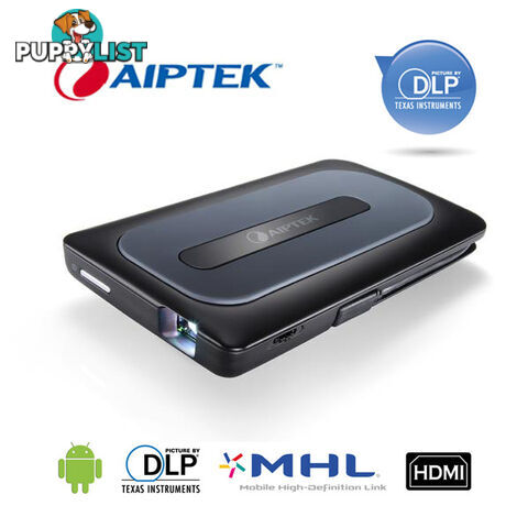 Aiptek A50P Mobile Cinema 60in Extended Android Phone Screen Power Bank