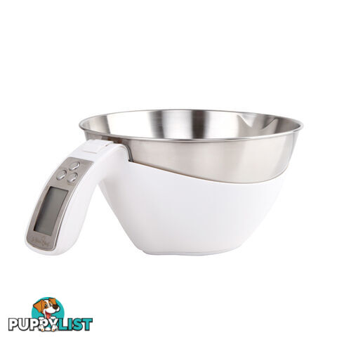 Electronic Kitchen Scale Bowl Digital LCD Display Measuring Cup Food Weight