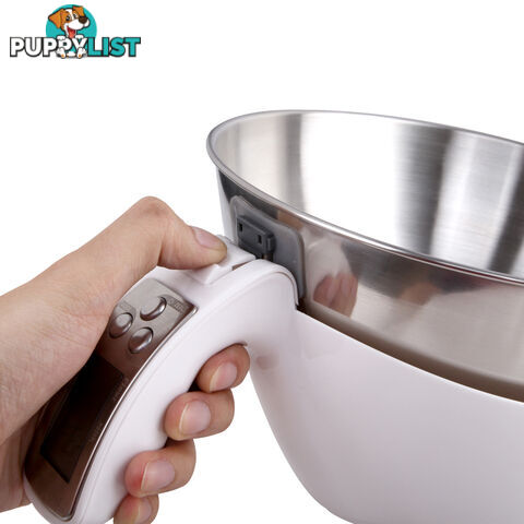 Electronic Kitchen Scale Bowl Digital LCD Display Measuring Cup Food Weight